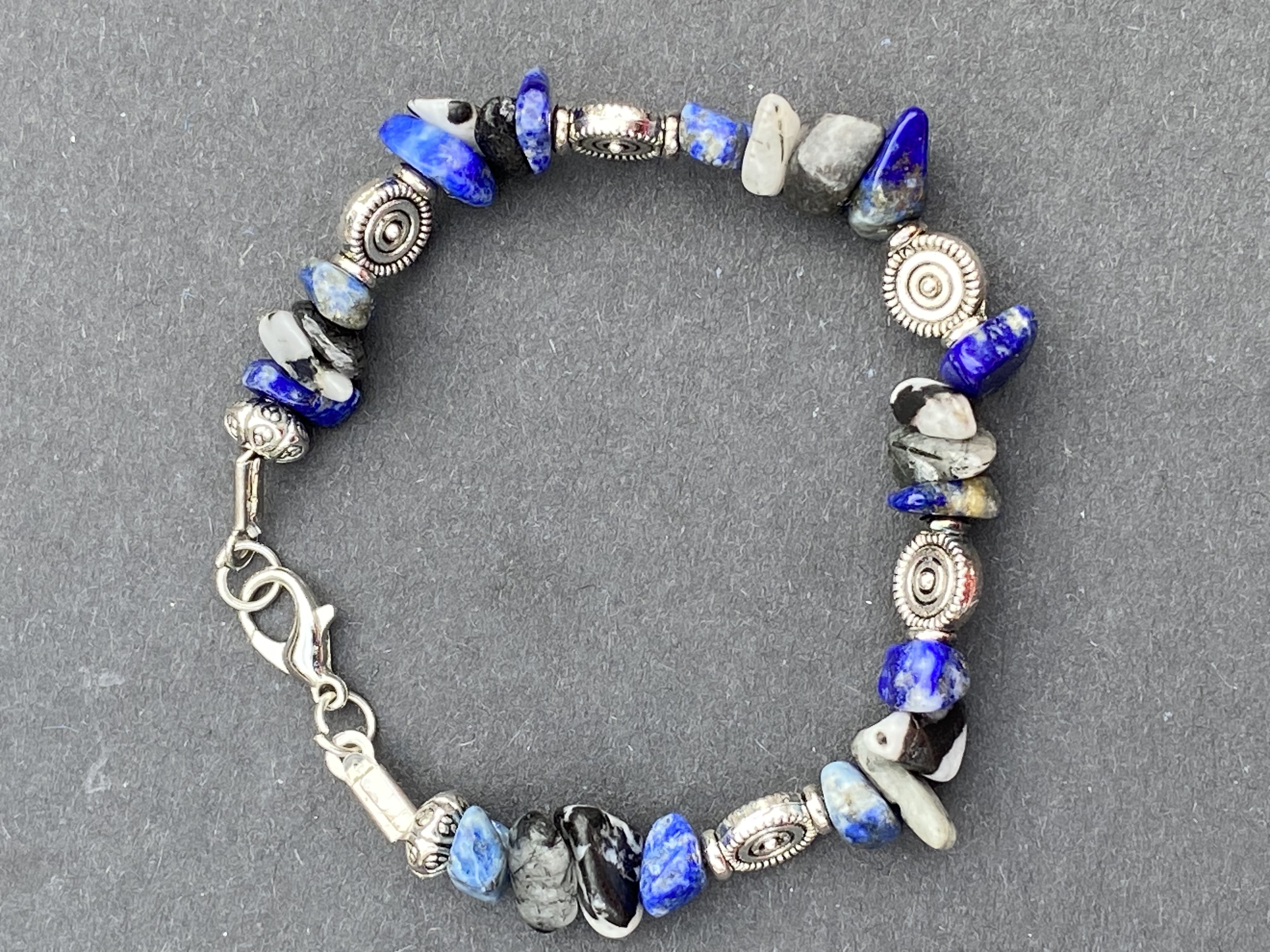 Sodalite, Lapis Lazuli Bracelet