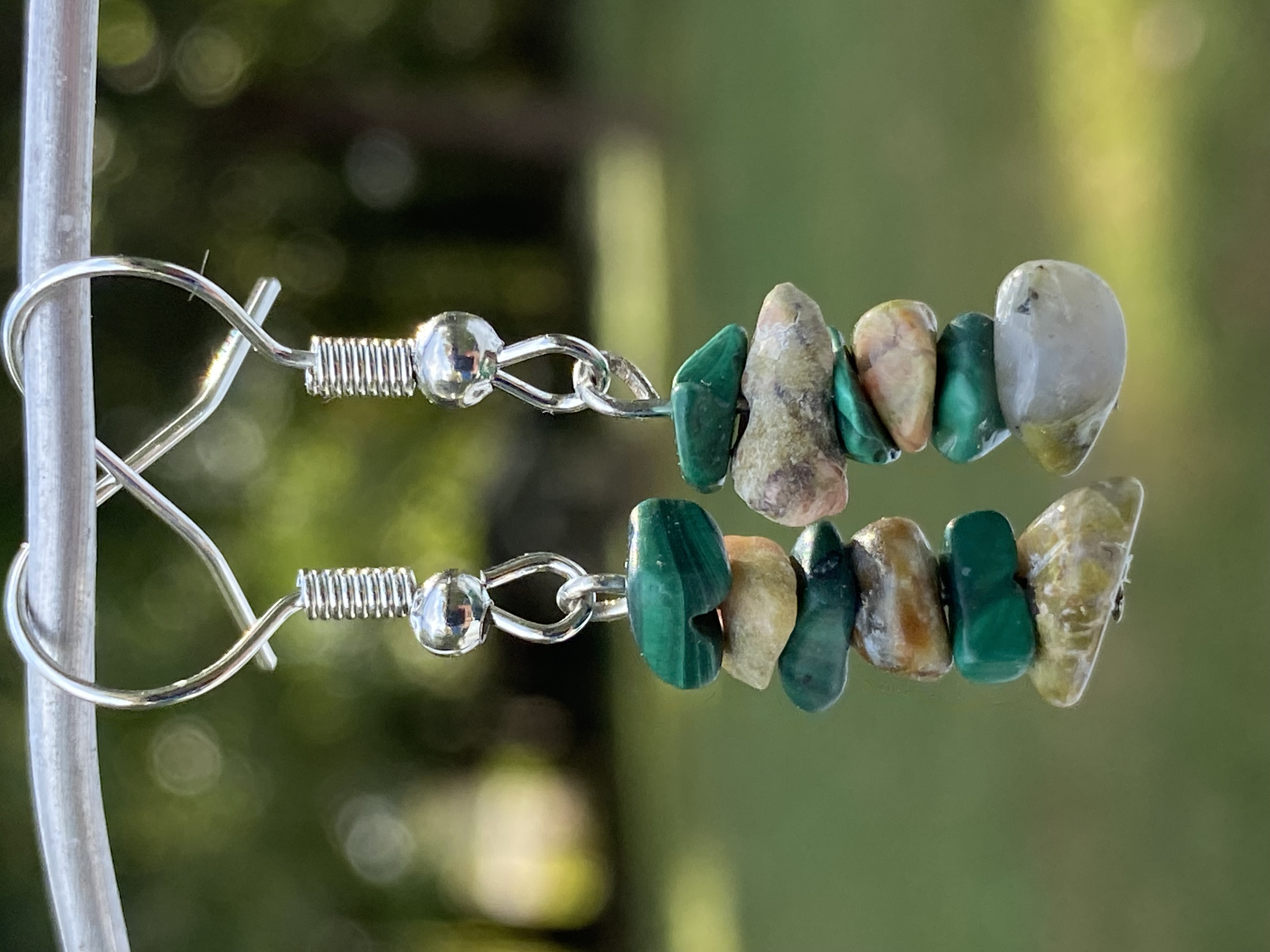 Malachite Earrings