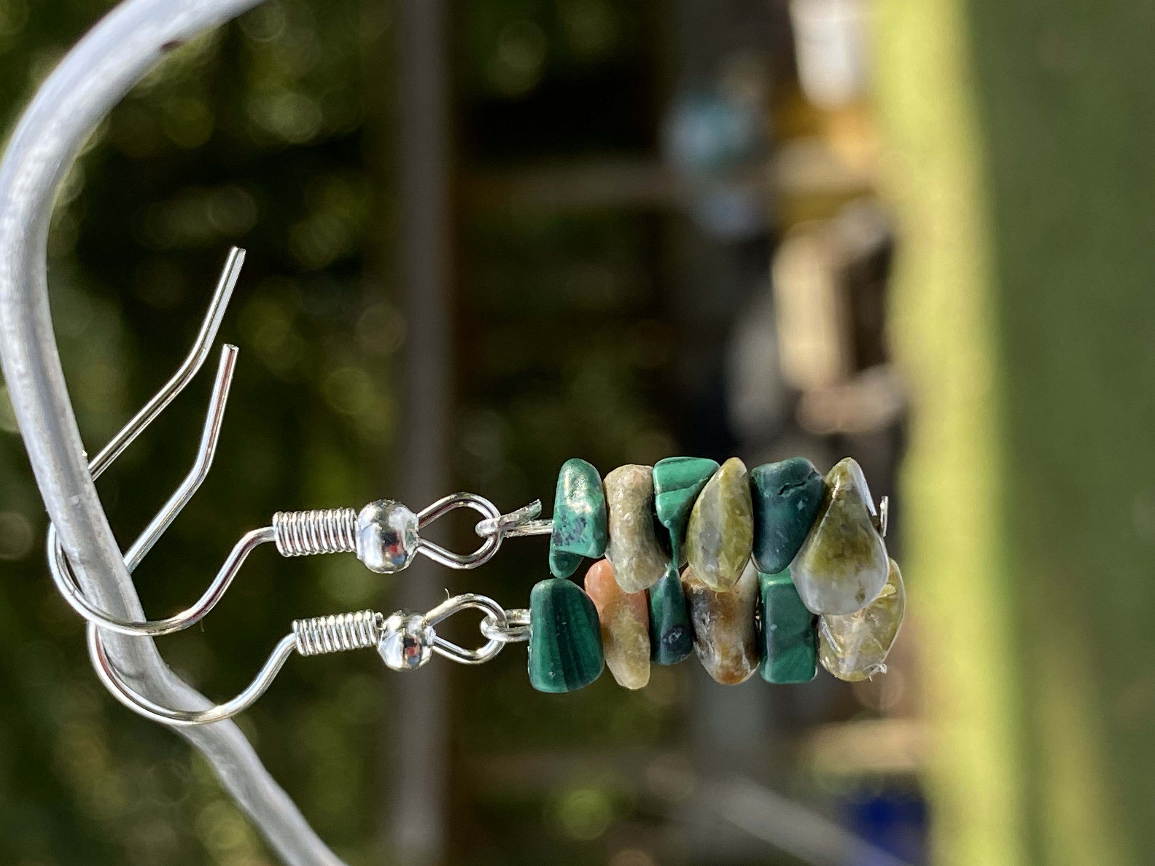 Malachite Earrings