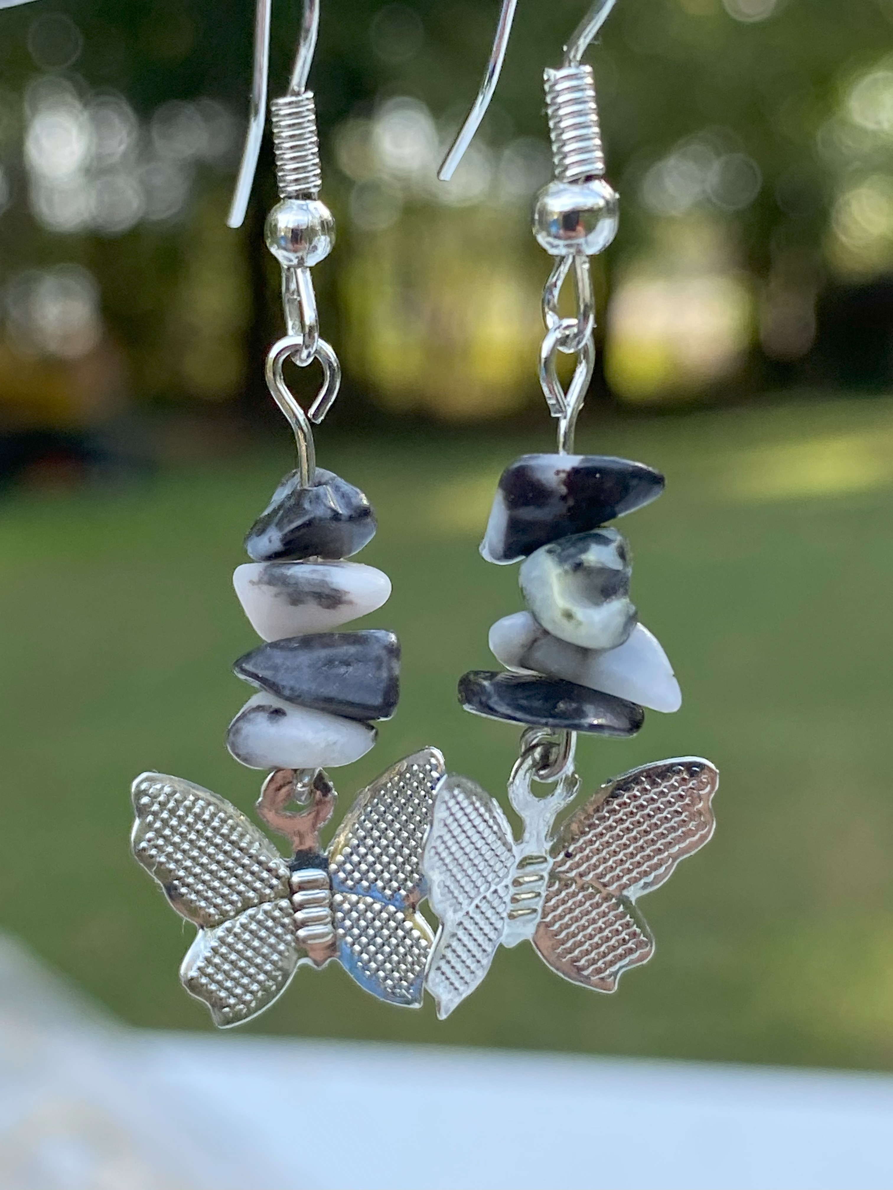 Silver Butterfy Earring