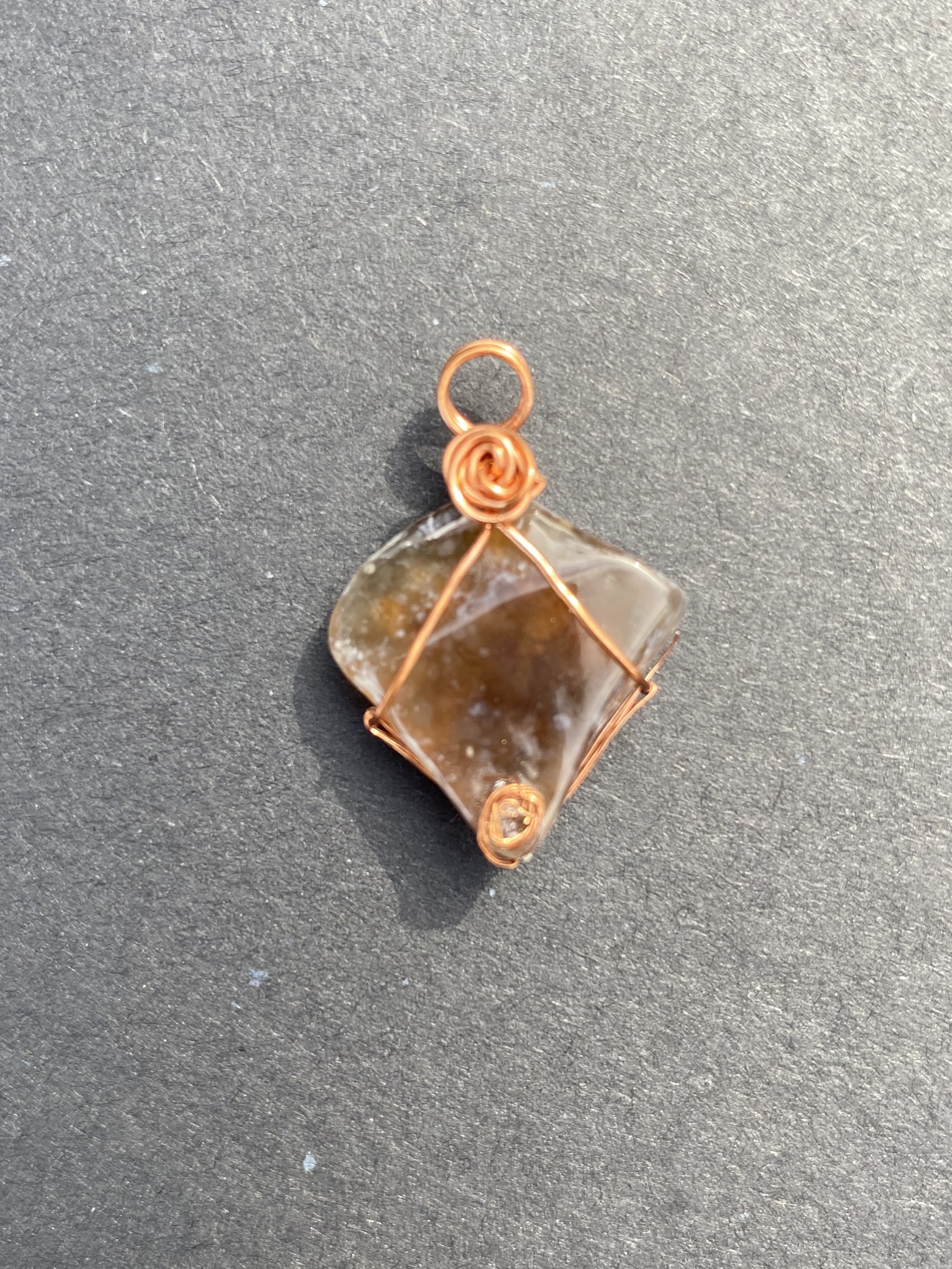 Triangle shaped with rose