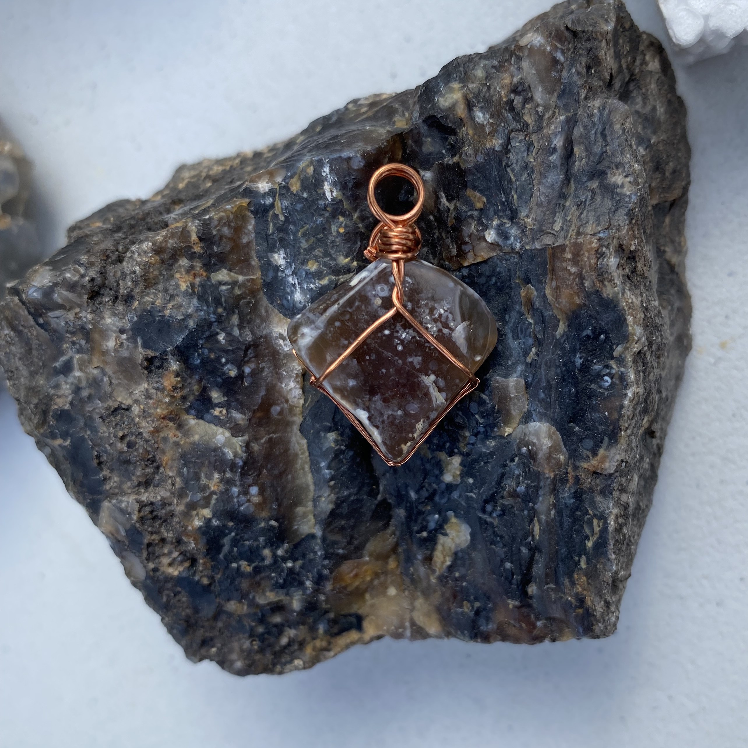 Triangle shaped with rose