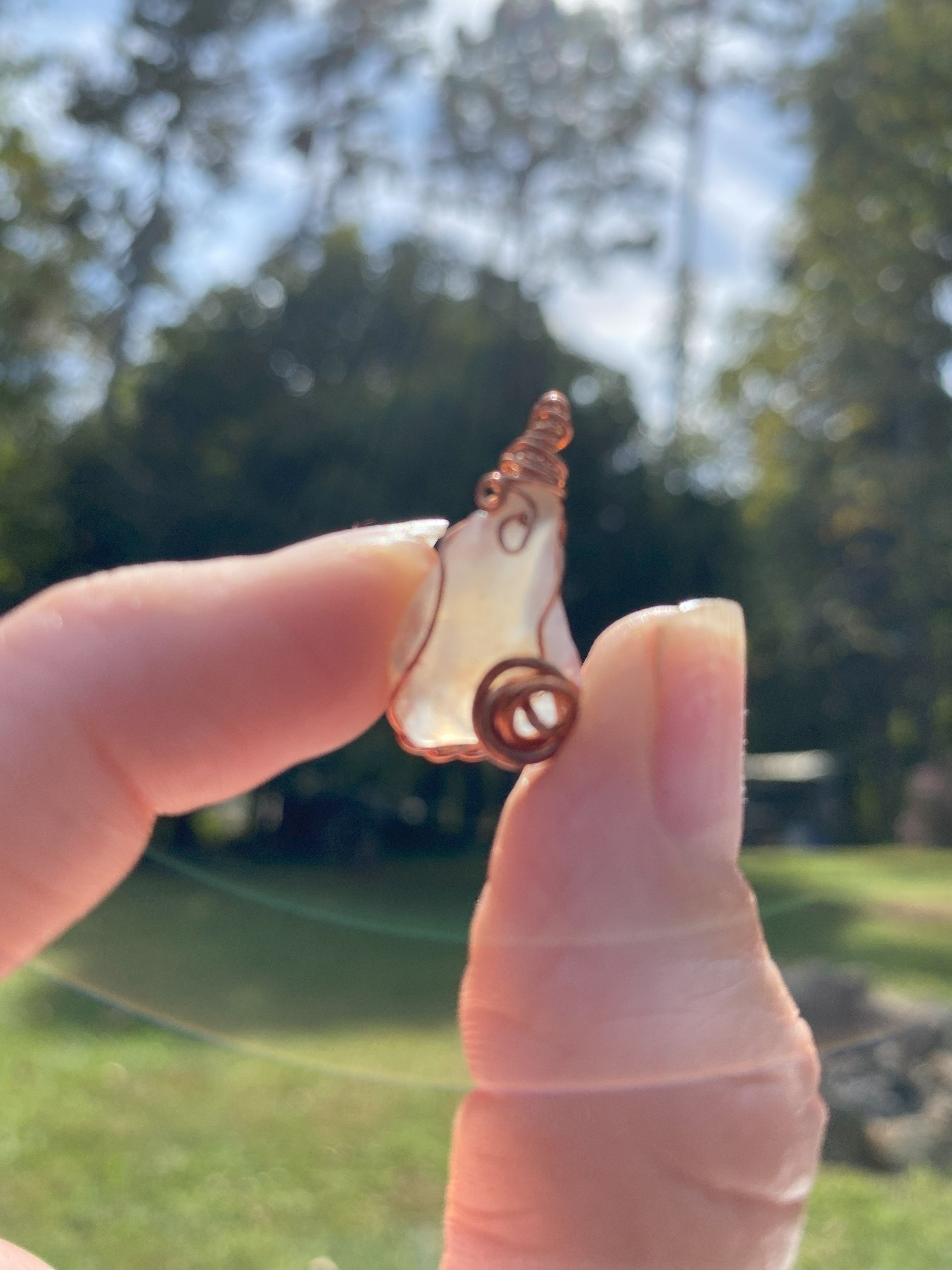 irregular triangle with rose