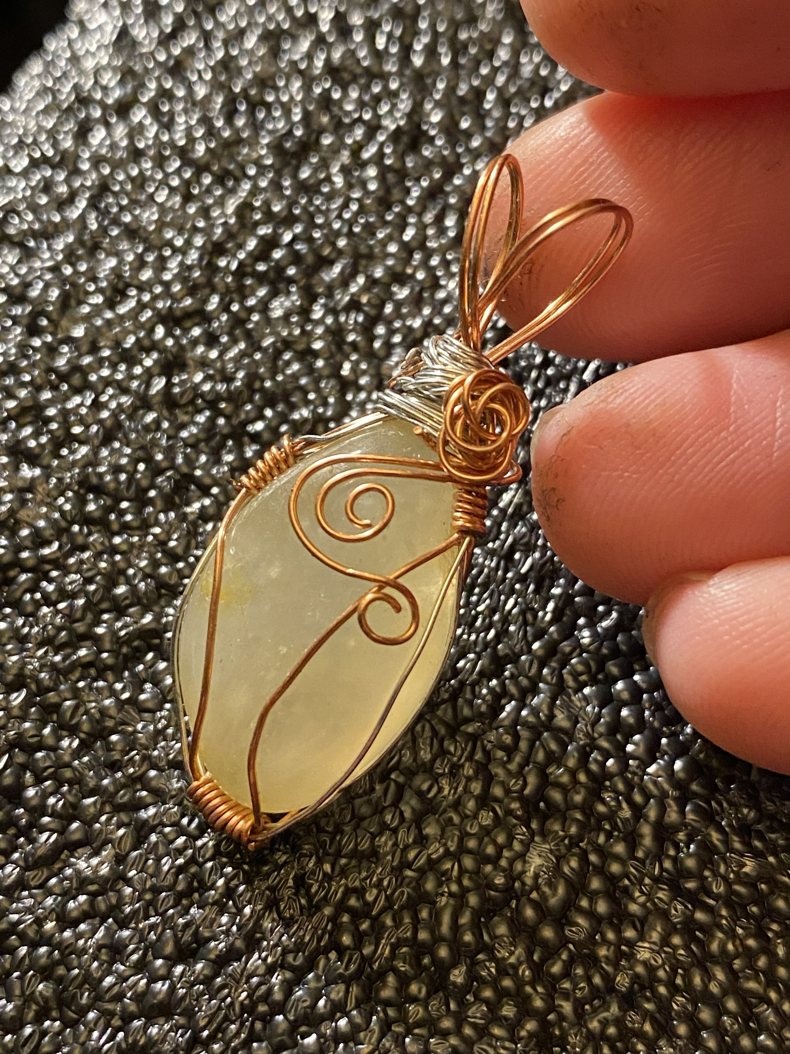 Oval Shaped Wire Wrapped