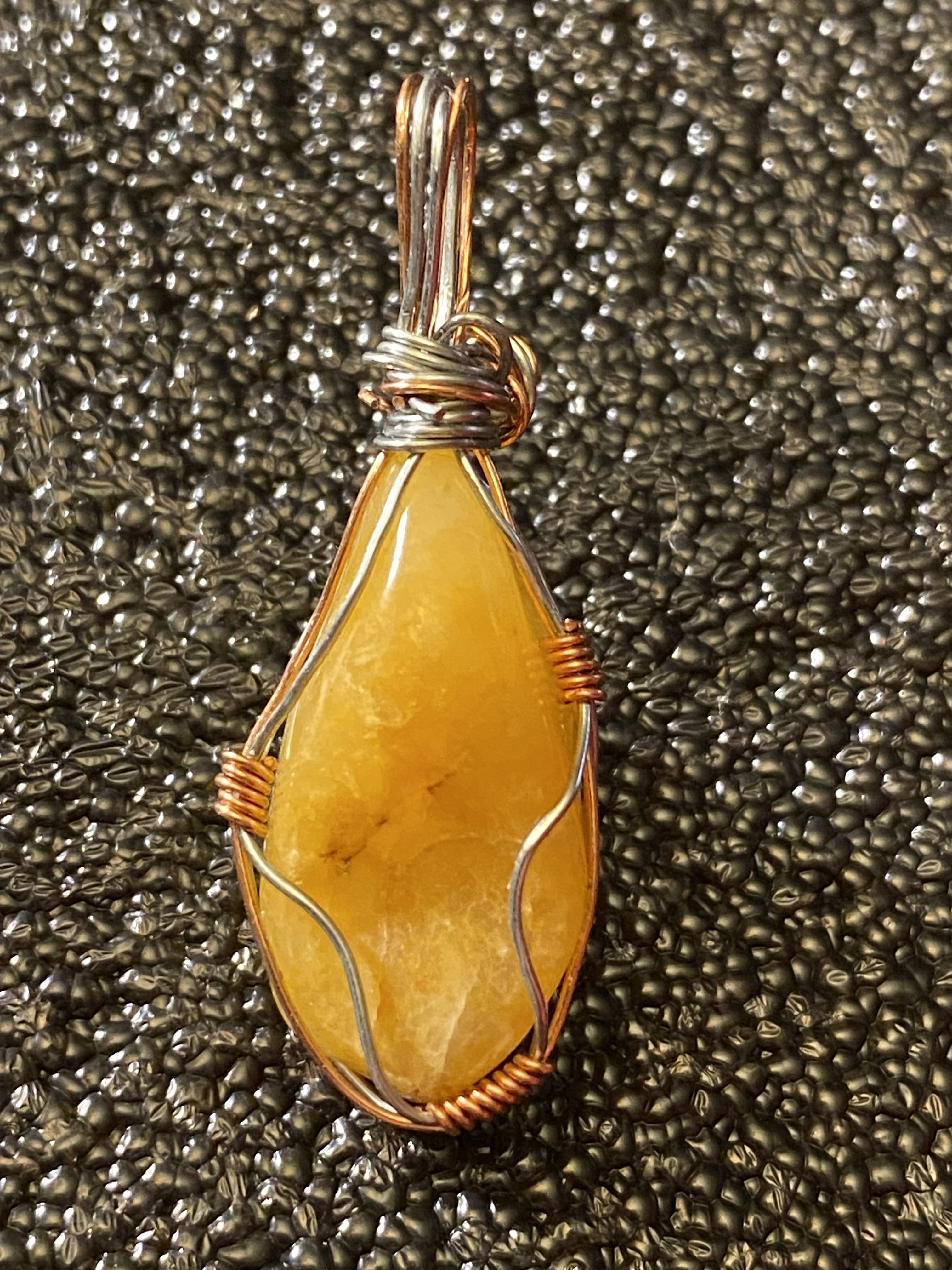 Wire Wrapped Rose Accent