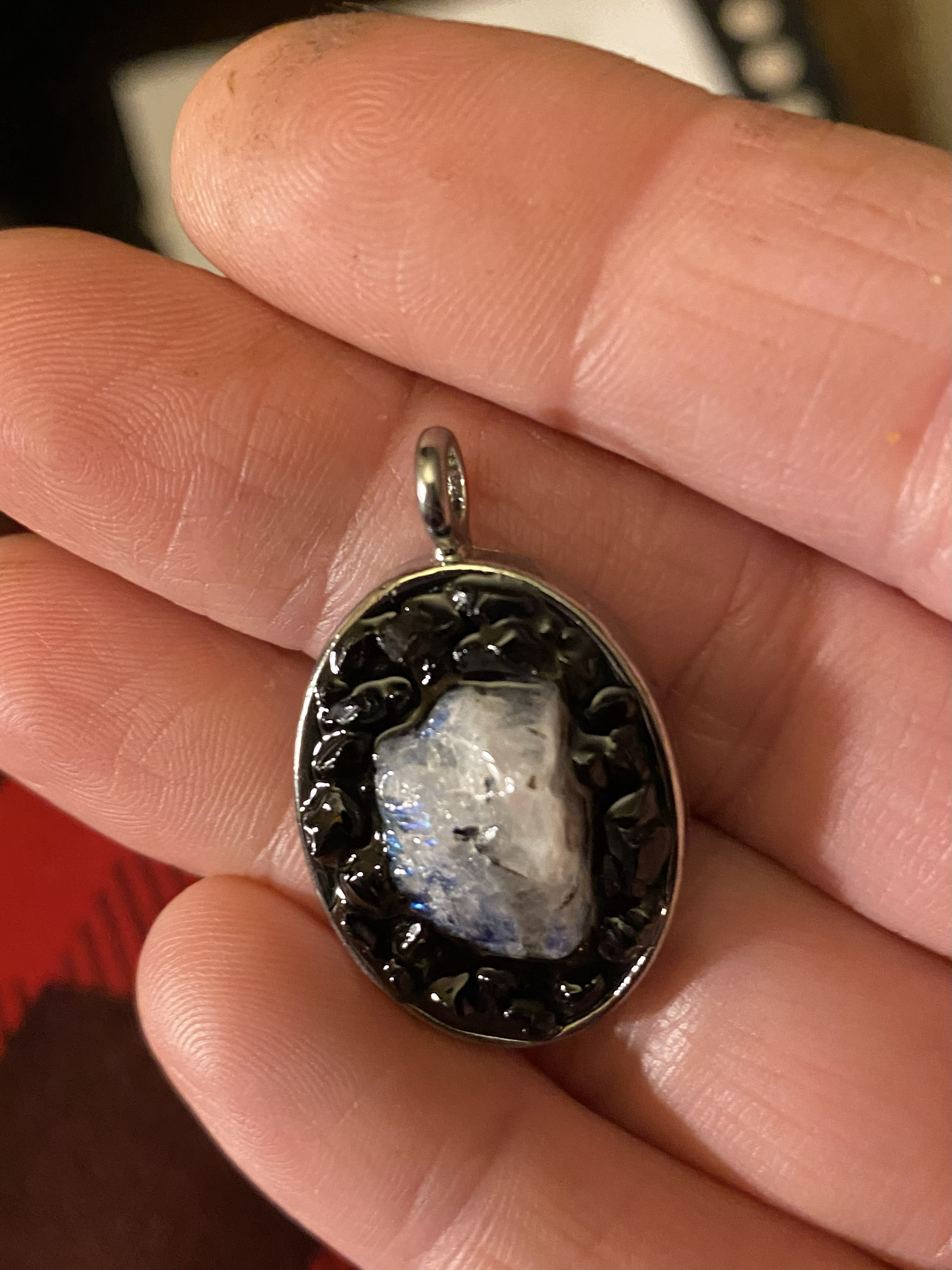 Moonstone and black Onyx